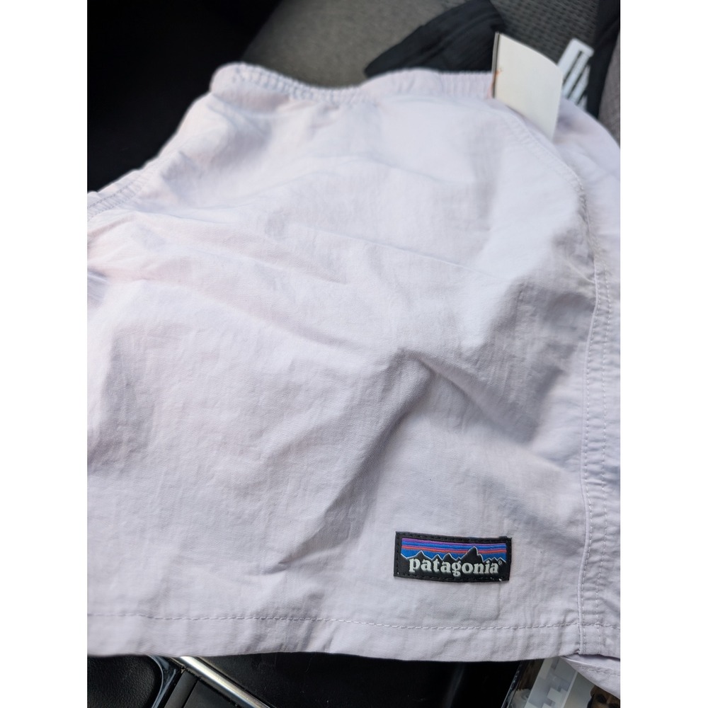 Patagonia Baggies Shorts Light Purple Lilac Nylon Outdoor Water Shorts Women L